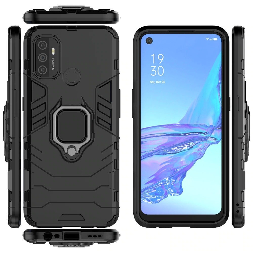 Oppo A53 Armor Heavy Duty Full Body Protection Casing Cover + 3D Full ...