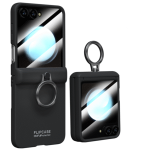 Samsung Galaxy Z Flip 5 6 Series Shockproof Case with Small Screen Protector Hinge Protection Hard PC Cover