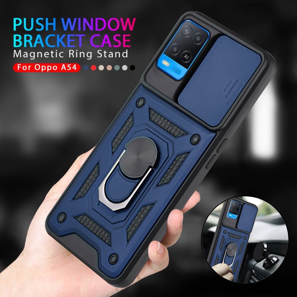 Oppo A76/A96 Keysion Slide Window Armor Case - Image 8