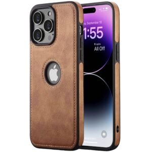 iPhone 13/14 Series PU Leather Shockproof Business Style Mobile Phone Case