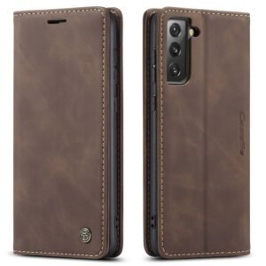 Samsung S21 CaseMe Leather Flip Cover