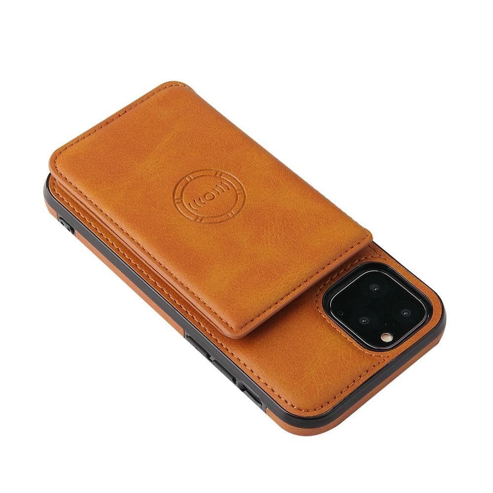 iPhone 12 Series Luxury Leather Wallet Back Cover Case - Image 24