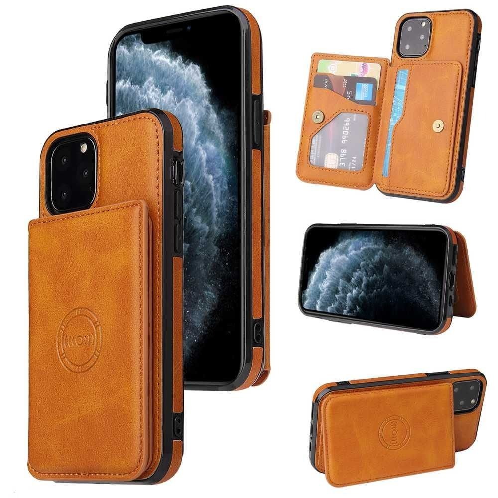 iPhone 12 Series Luxury Leather Wallet Back Cover Case - Image 22