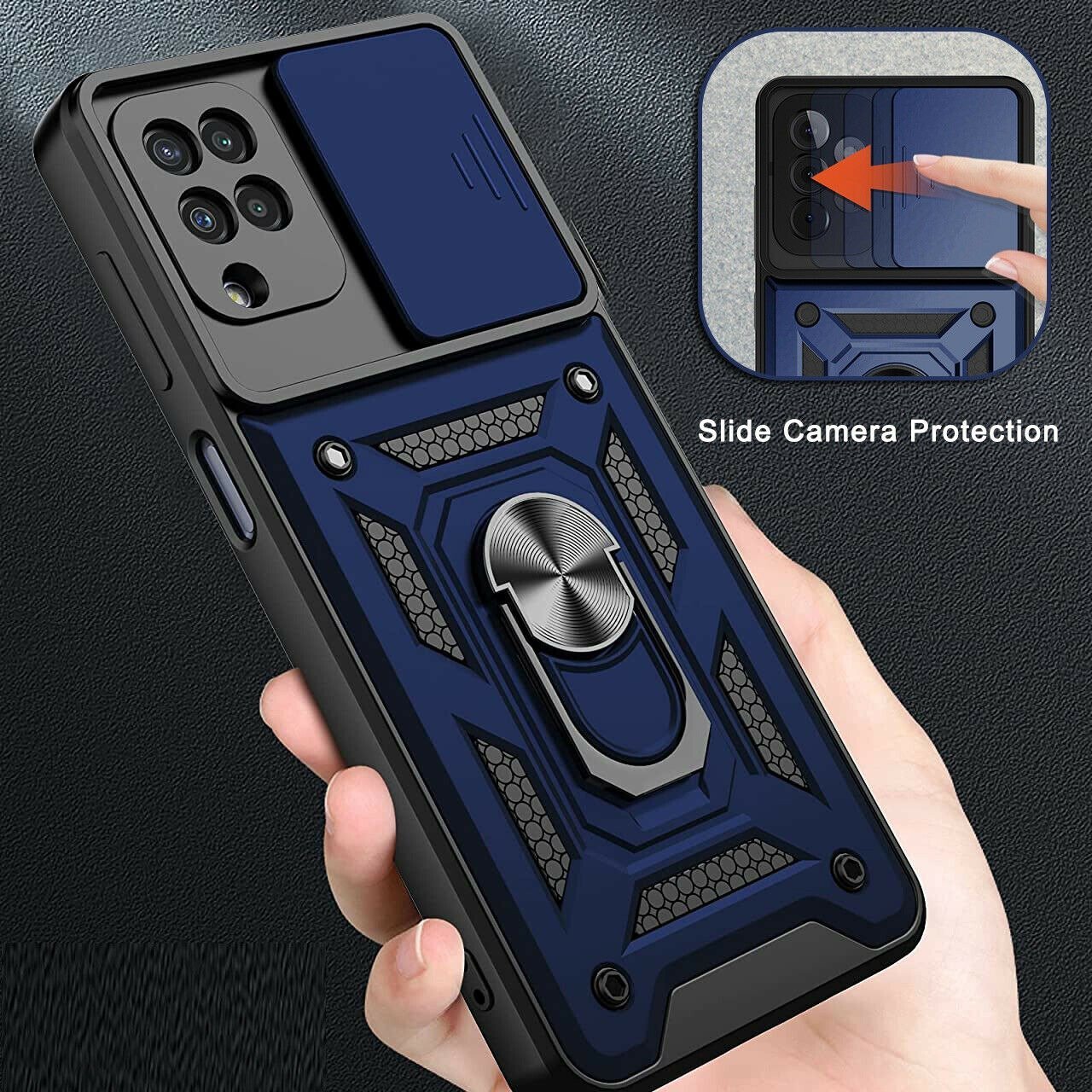 Samsung Galaxy A12 Push-Window Armor Case - Image 4