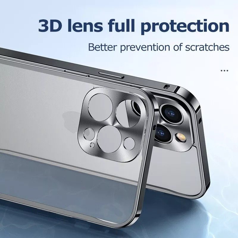 Luxury Premium Metallic Matte Transparent Shockproof Case for iPhone Series - Image 8