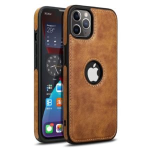 iPhone 11 Series PU Leather Shockproof Business Style Mobile Phone Case