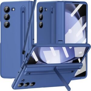 Samsung Galaxy Z Fold 5 & 6 Protective Case with Stylus Holder and Stylus Pen