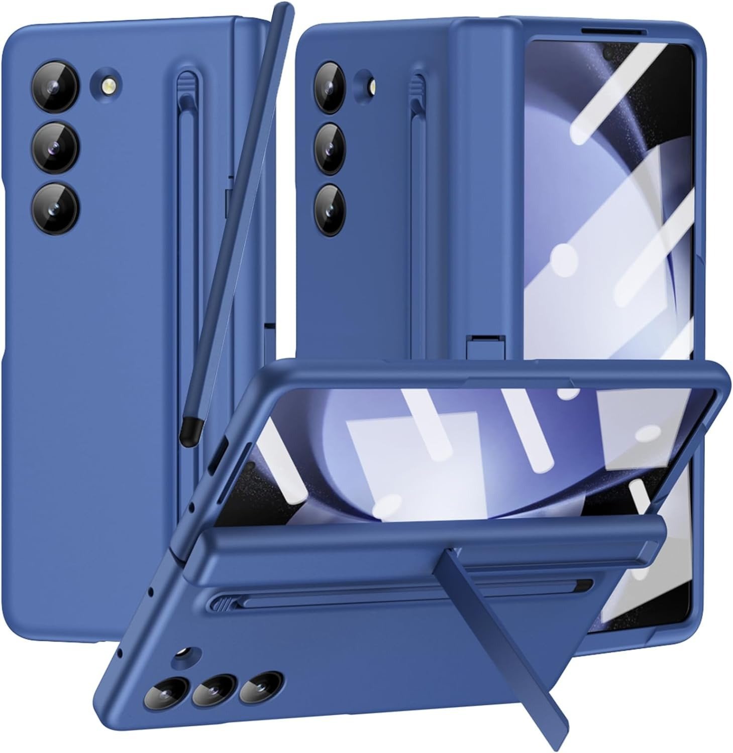 Samsung Galaxy Z Fold Series Shockproof Full Screen Protector All-inclusive Hinge Shell Armor Case - Image 17