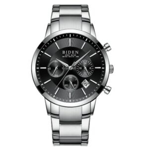 Biden men's watch Business Fashion Casual Display Quartz Waterproof Wristwatch