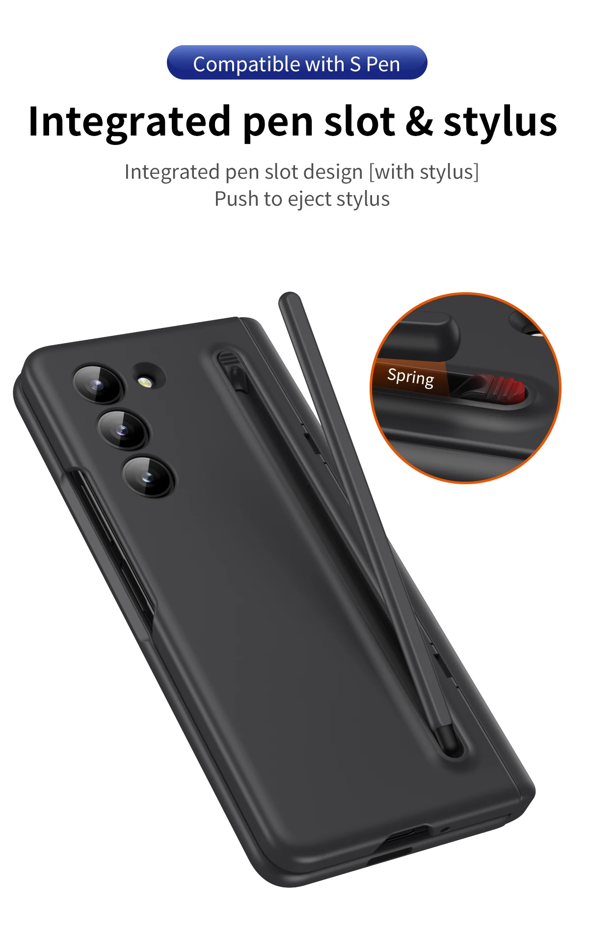 Samsung Galaxy Z Fold Series Shockproof Full Screen Protector All-inclusive Hinge Shell Armor Case - Image 11