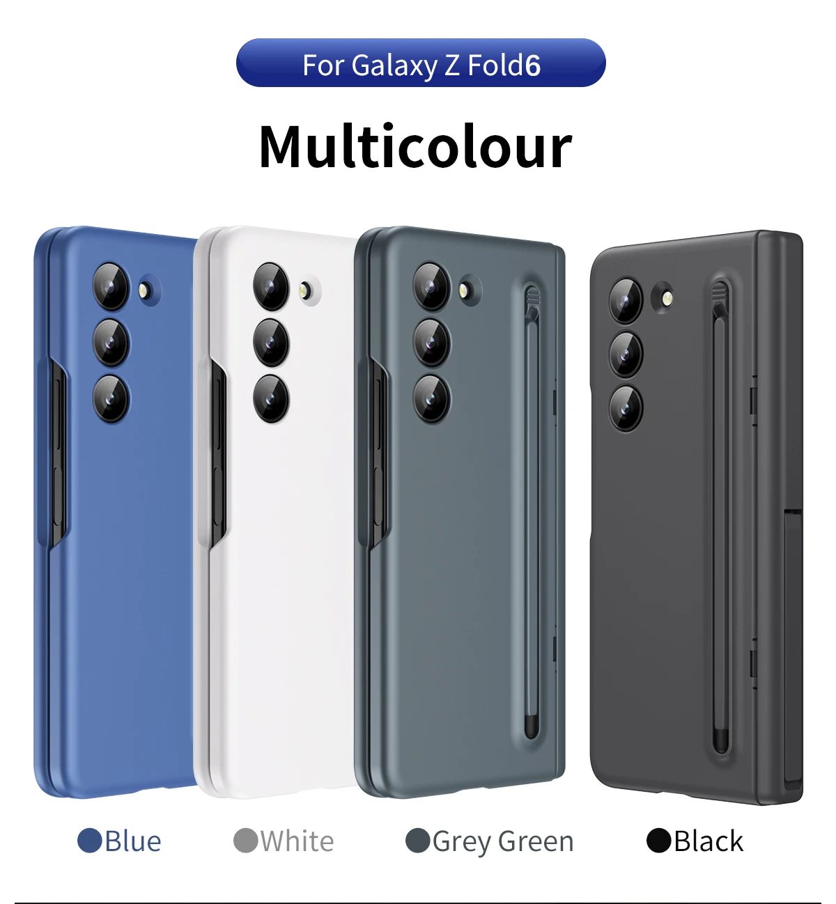 Samsung Galaxy Z Fold Series Shockproof Full Screen Protector All-inclusive Hinge Shell Armor Case - Image 2