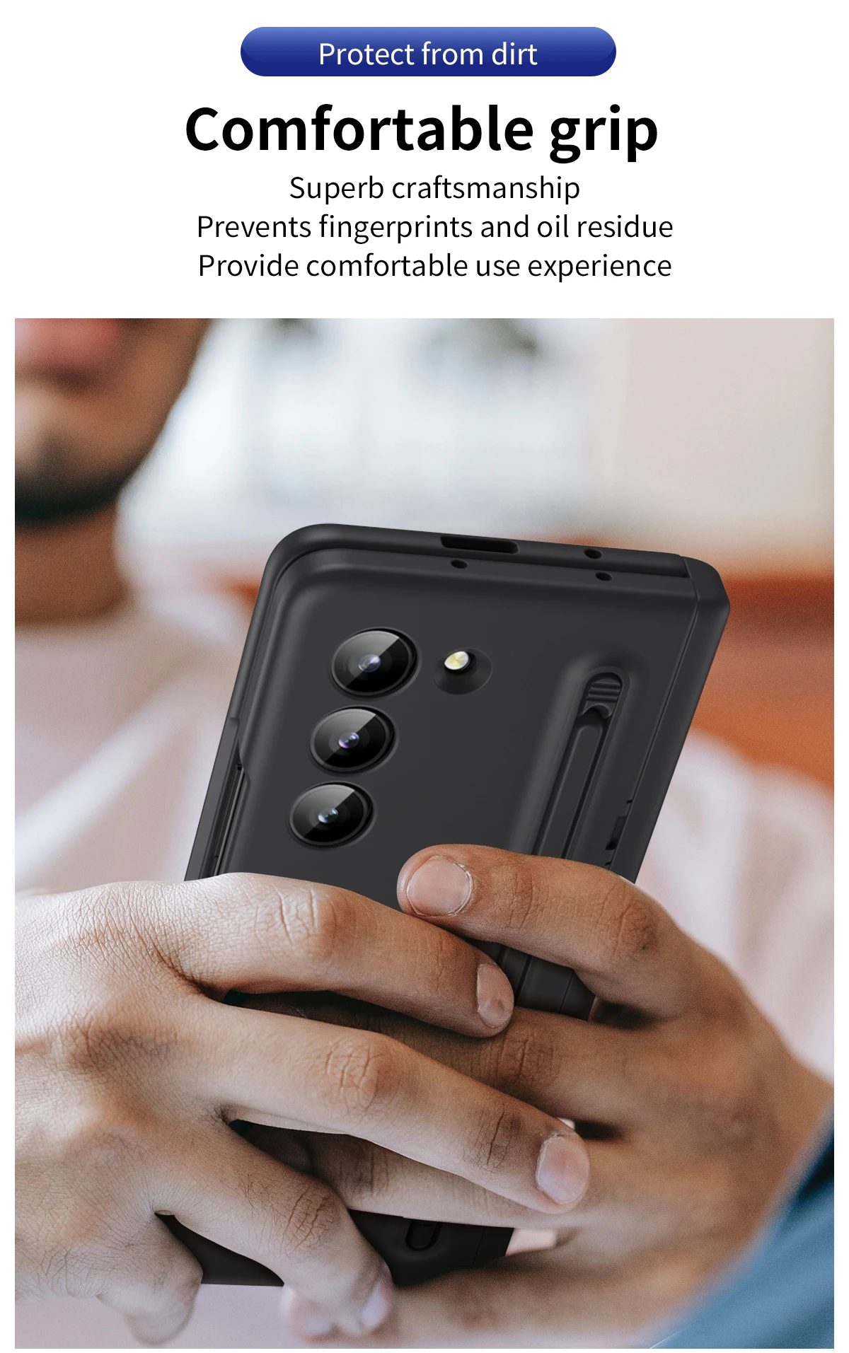 Samsung Galaxy Z Fold Series Shockproof Full Screen Protector All-inclusive Hinge Shell Armor Case - Image 8