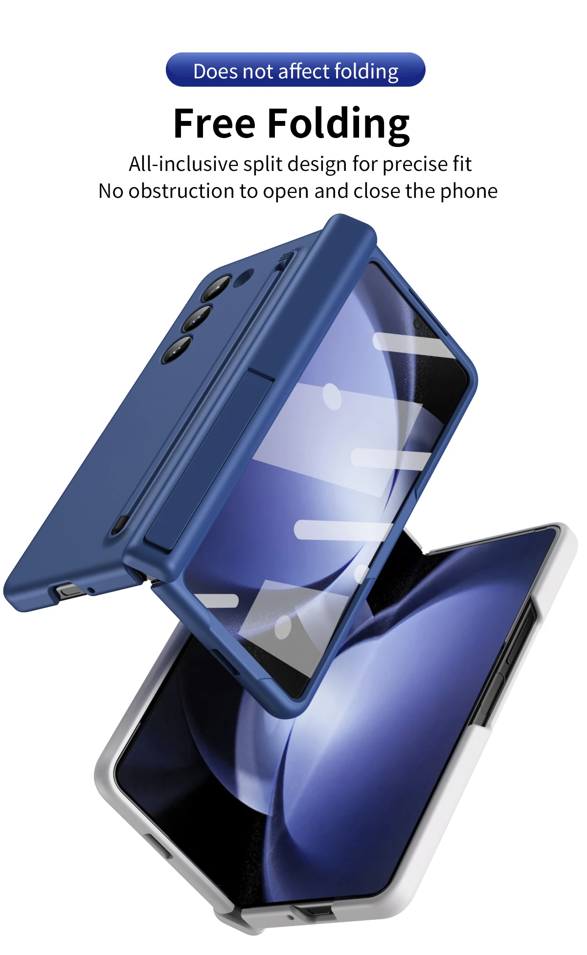 Samsung Galaxy Z Fold Series Shockproof Full Screen Protector All-inclusive Hinge Shell Armor Case - Image 5