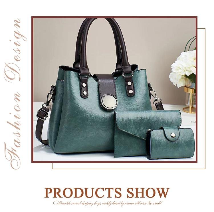 Fashion High Quality PU Leather Small Women Tote Hand Bags Crossbody - Image 4